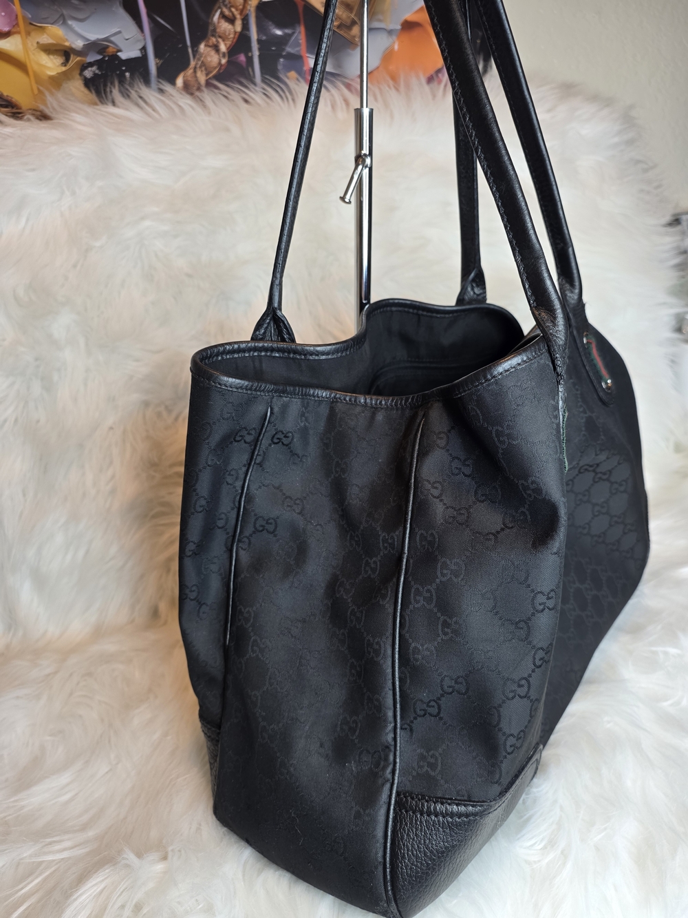 Gucci Princy GG Canvas Monogram Shoulder Bag. - Picture 6 of 10